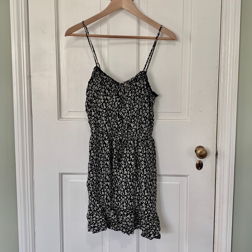 Forever 2 floral button up mini dress